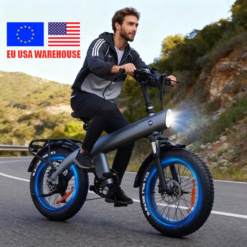 KIXN Q3 20 Inch Folding Electric Bike New Model Men's E Mountain Bike with Dual Disc Brake 48V Aluminum Alloy Frame Great Price