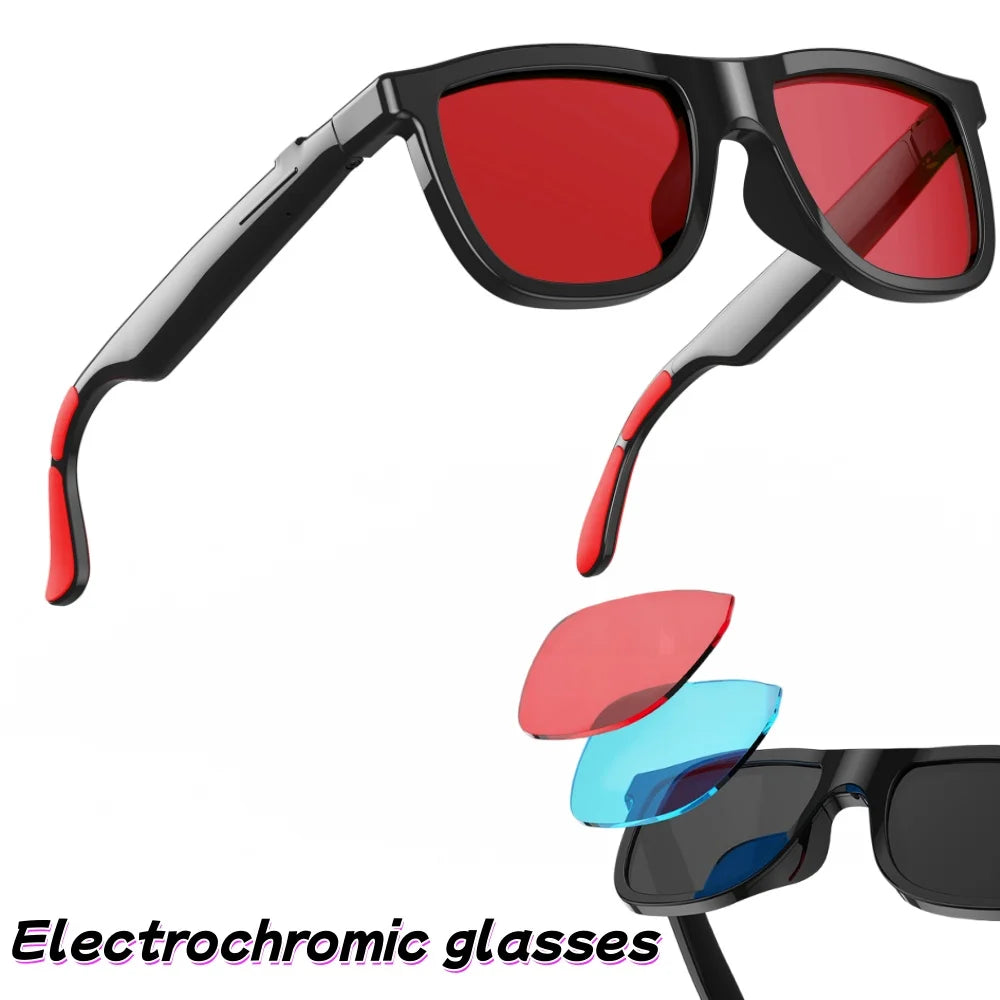 Fashion Electrochromic Lenses Smart AI Glasses with Translation for  Men Women E05C