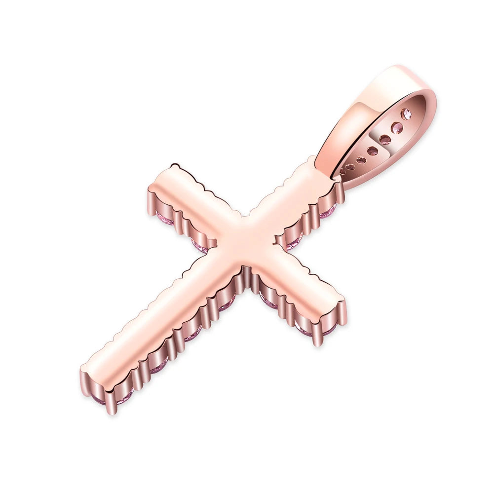 TOPGRILLZ Hip Hop Pico Harvey Cross Pendant Necklaces Micro Pave AAAA+ CZ Necklace 18'' 20'' 24" 30" Link Dropping