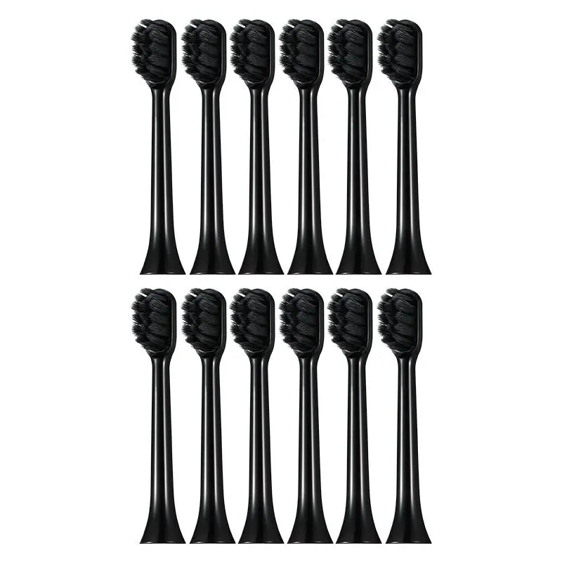 Bristle Antibacterial Electric Toothbrush Replacement Heads Compatible with Popular Sonic Brush Models 10 Pieces