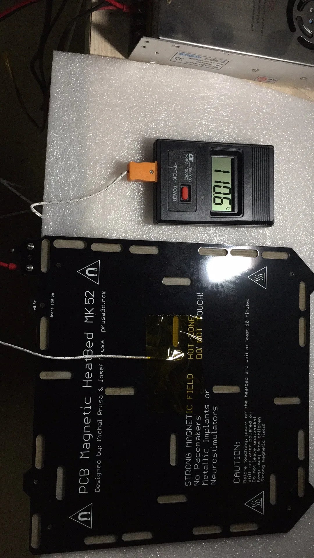 3d Printer Parts Clone Prusa i3 MK3 3d printer heated bed with/no Magnetic MK52 Heatbed bed 24V / 12V Option