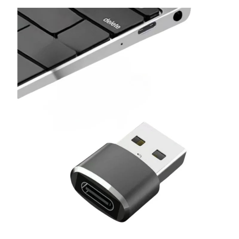 OTG USB C auf USB Adapter Handy Lade- und Datenkabel mit Typ-C Buchse Konverter Adapterkopf