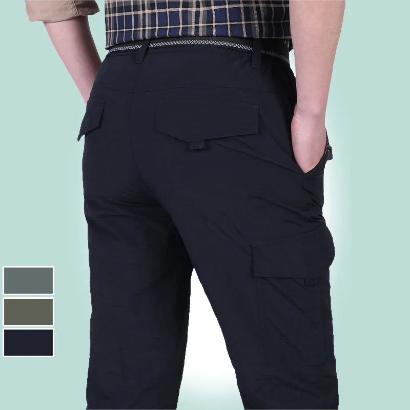 ANSZKTN JCross Border Trade Casual Pants Outdoor Thin Sports Quick Drying Pants Slacks Men's Quick Drying Overalls