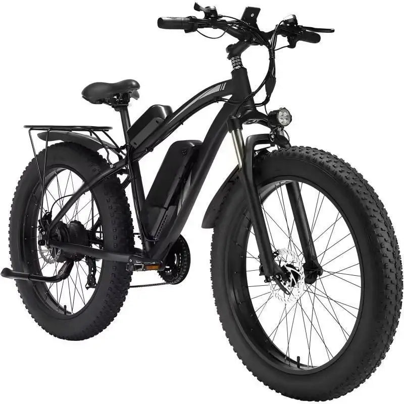 Rear Hub Motor Disc Brake Aluminum Alloy 26-inch 500W Electric Moped Model E-bike 001 with Wide Tire