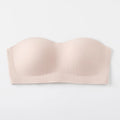 Steady Cup Anti-slip Traceless Foundation Liquid Strapless Bra Women's Wire-free Small Bust Push-up Back Bra