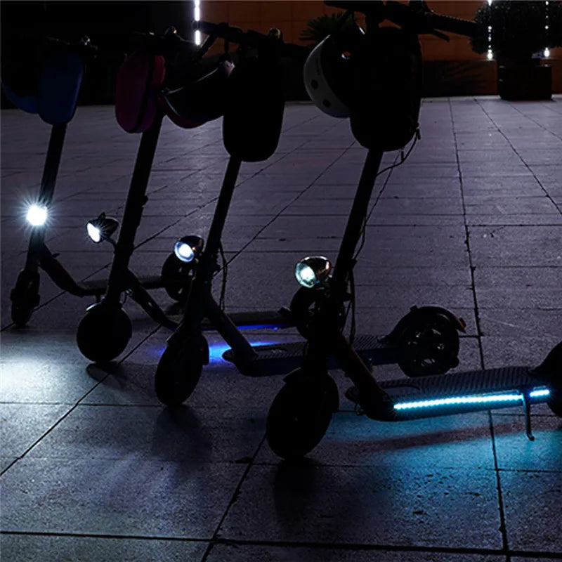 LED Strooklig Flitslig RGB Barlamp vir Xiaomi M365 Pro 1S Elektriese Bromponie Vir Ninebot Skaatsplank Lang Lig Flits Model