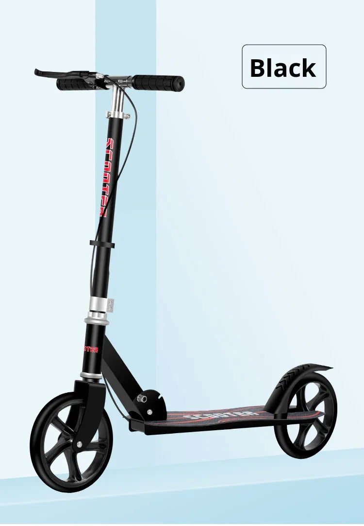 Wholesale Handbrake Foldable Scooter for Adults Teenagers Children Two-Wheel Commuter Scooter for City Campus Use