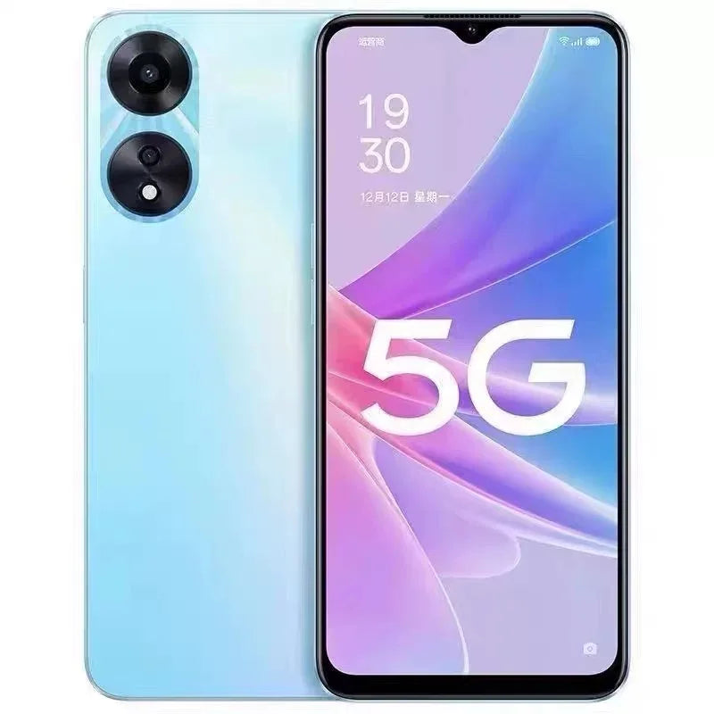 Gebrauchtes Opo A58X 5G 8GB RAM 128GB Global Version Original Smartphones Perfekter Zustand Kratzfrei Generalüberholt Zubehör