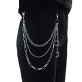 Moon Pendants Chain On The Jeans Pants Women  Keychains for Men Unisex  Egirl  Eboy Harajuku Goth  Aesthetic Accessories