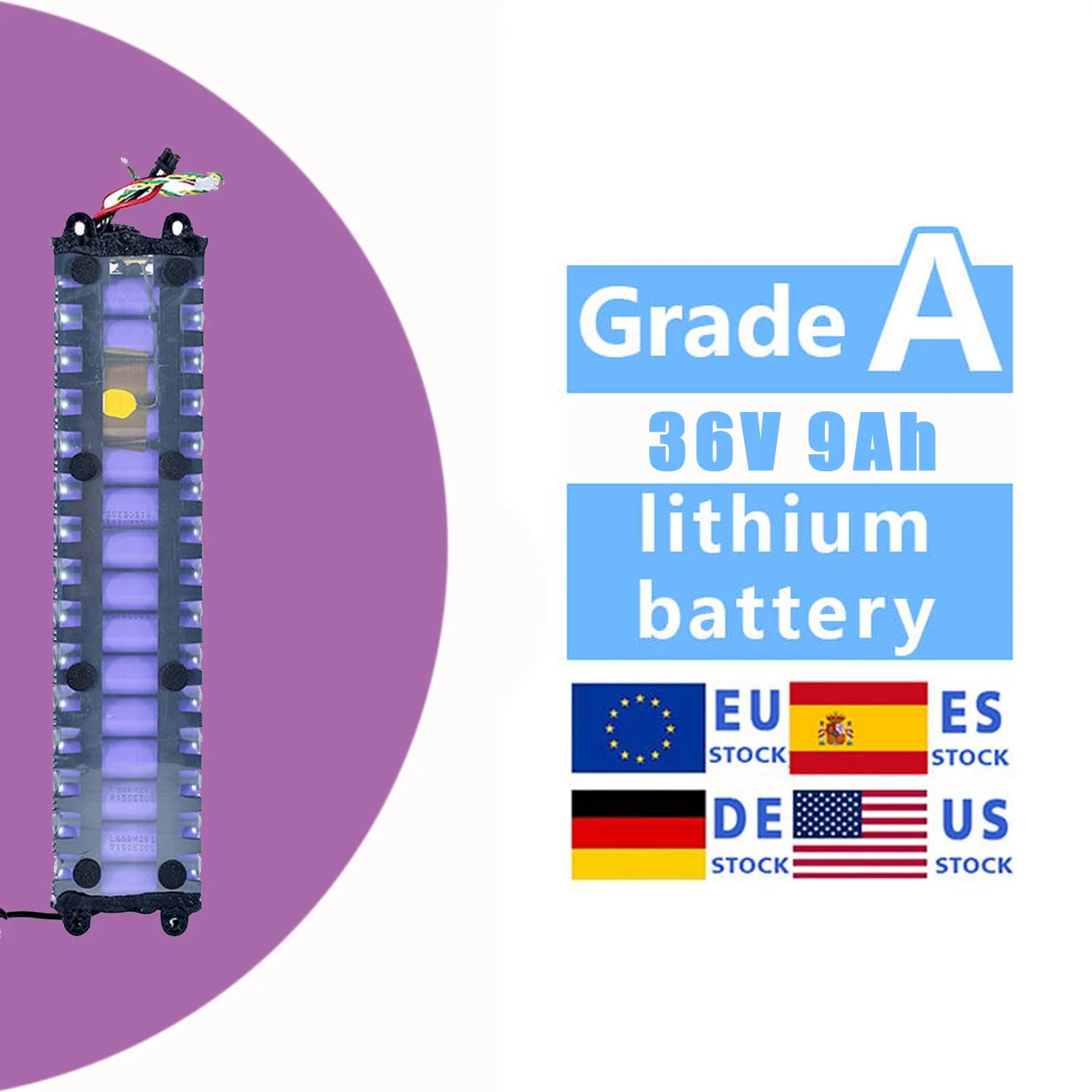 M365 1S PRO Upgrade Extra Lithium Battery Pack 36V9.0Ah Electric Scooter Accessories for Xiaomi M365 Pro2 Additional Repair