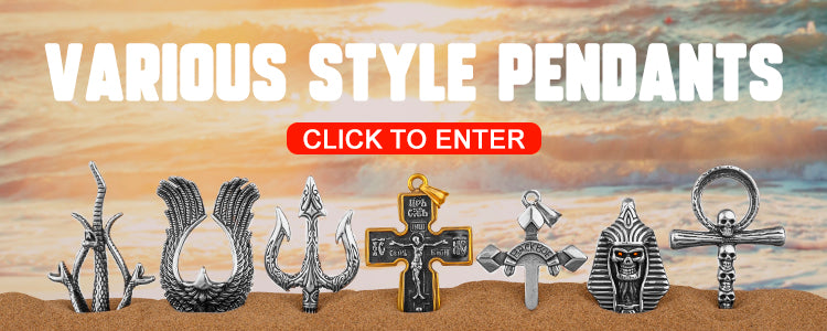 Original Viking Stainless Steel Thor Hammer Multiple Styles Domineering Unisex Necklace Pendant Boyfriend Gift Wholesale