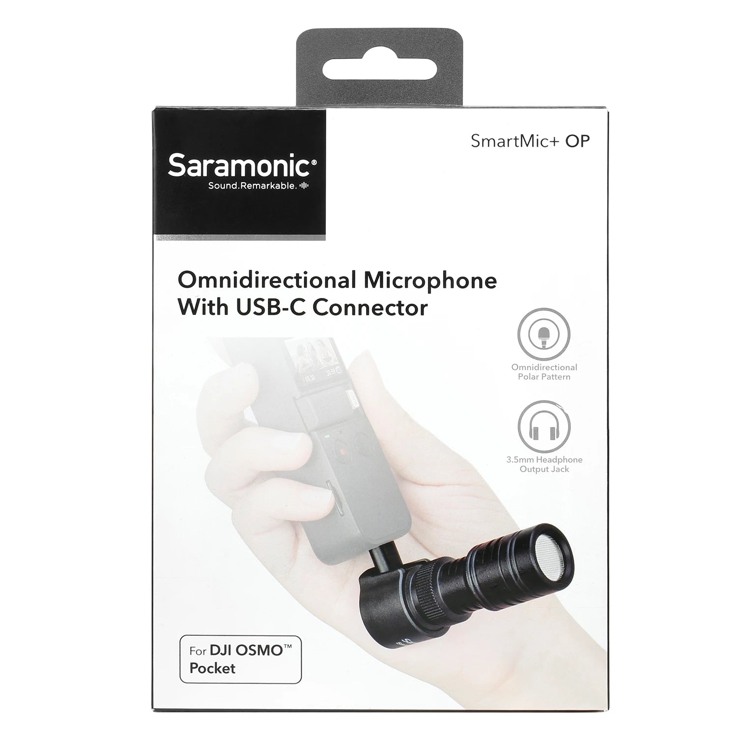 Saramonic SmartMic + Di/UC Tipe-C Rigtinggewende Mikrofoon met Skuimwindskerm vir IOS iPhone 13 11 7 7 plus Android-slimfone