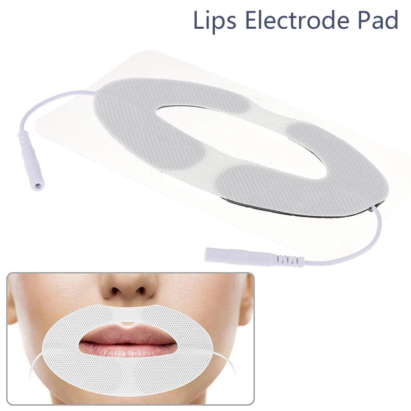 1PCS Lips Electrode Pad For Massager Non Woven Fabric Replacement Patch Accessory Pulse