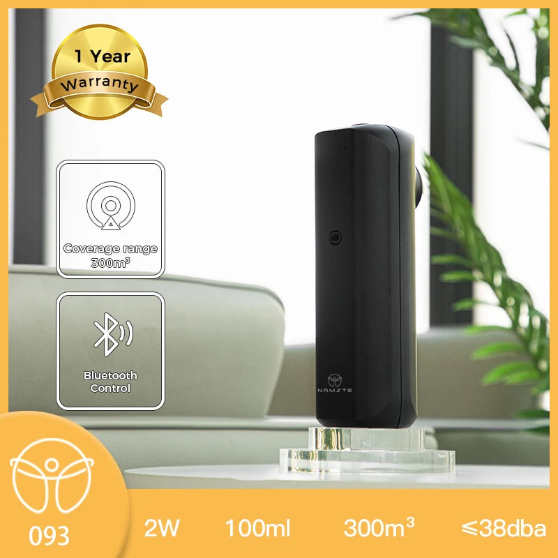 Sokketmodel Huisgeur Parfum Aroma Diffuser Kamerlugverfrisser 300m³ Bluetooth APP 100ML Essensiële Olie Kapasiteit