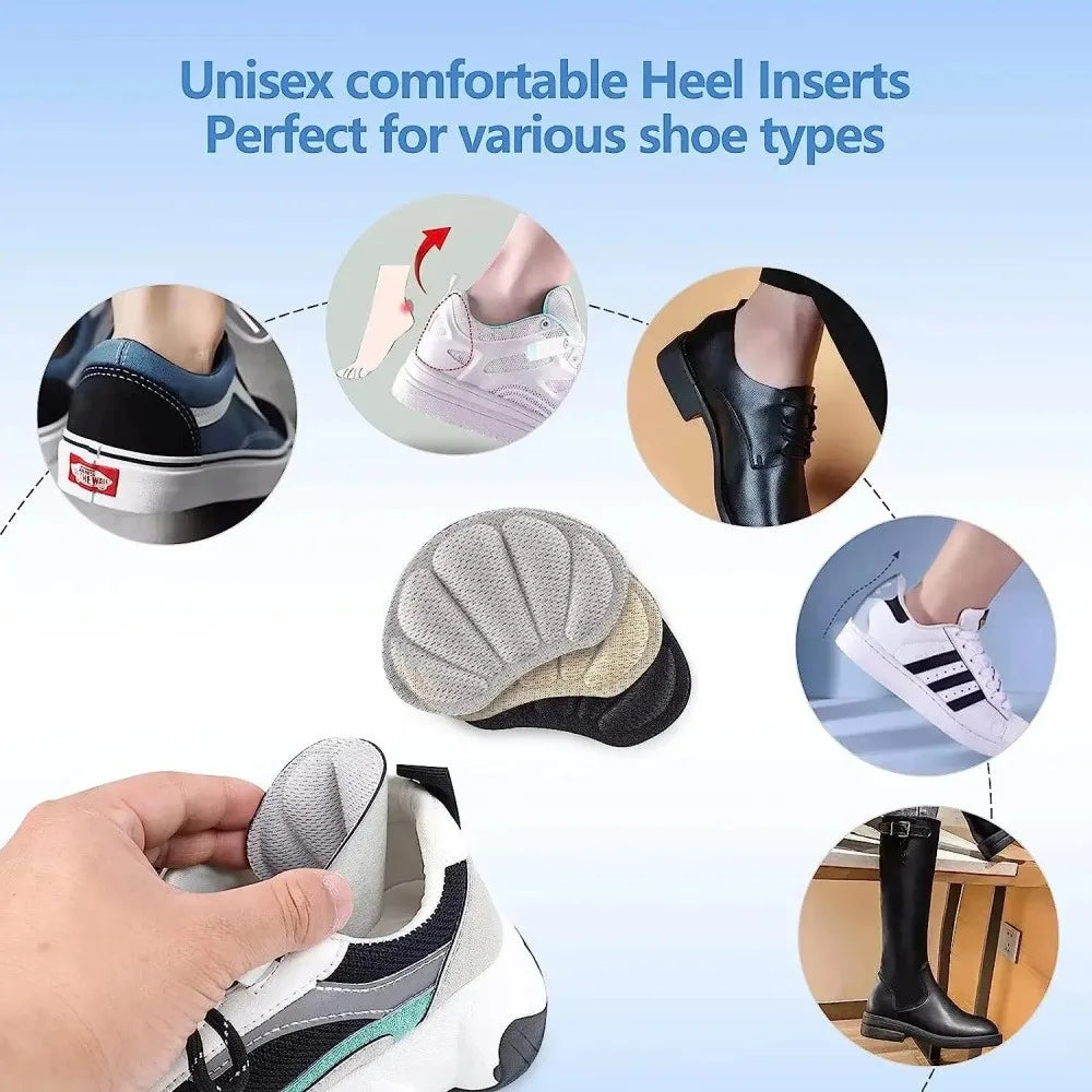 Sports Shoes Patches Adjustable Size Heel Pad Pain Relief Cushion Insert Insole Heels Protector Adhesive Back Stickers Shoe Pad