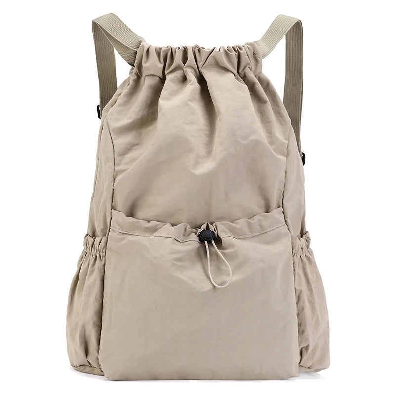 Foldable Drawstring Drawstring Backpack,Lightweight and Easy To Store,Essential for Short Distance Travel and Outdoor Activities