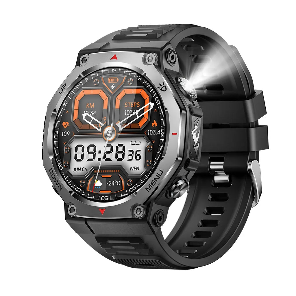 Smartwatch for iPhone Andriod,wireless call dialing,sports mode,incoming call and message push,fitness tracker,health monitoring