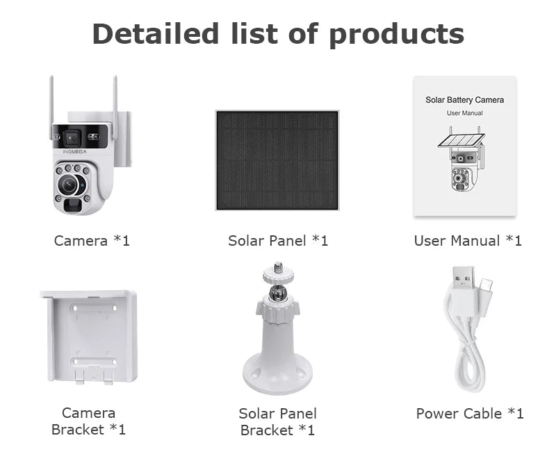 12MP 50X Zoom Dual Lens 4G SIM Solar Camera WIFI Outdoor Surveillance PTZ Human Detection Recording Security Night Vision Camera