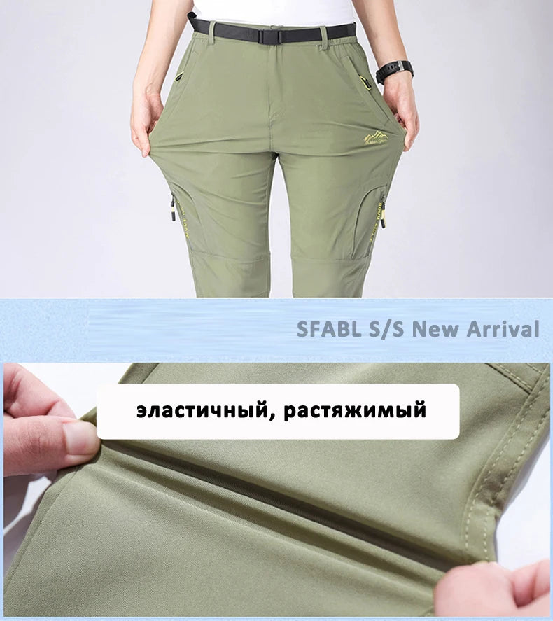 XL-5XL Lightweight Thin Summer Pants for Men Sweatpants Stretch Quick Dry Trousers Men Hiking Camping Men's Pants Joggers Summer