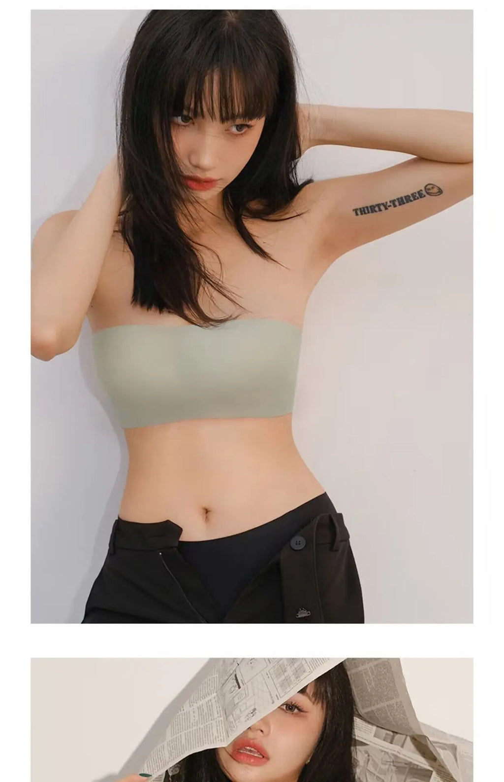 Women Sexy Strapless Bra Push Up Wireless Bras Tube Top Anti-Slip Seamless Invisible Bralette Without Straps Ladies Lingerie