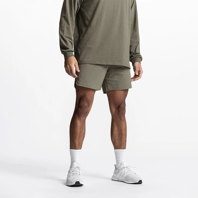 Summer New Gym Jogging Exercise Shorts Men's Sports Fitness Quick-drying Multiple pockets Running Shorts Men Casual Shorts