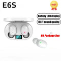 E6S Draadlose Bluetooth-oorfone TWS Bluetooth-koptelefoon Draadlose oordopjes Geraasdempende oorfone met mikrofoonhoofstukke