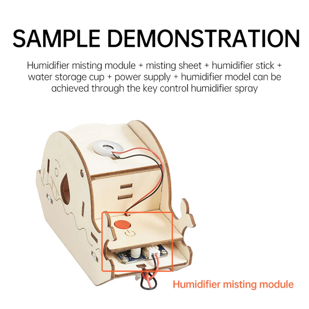 Humidifier Atomizer Driver Module DC 3-4.5V Ultrasonic Spray Supports Single-Chip Microcomputer Programming Control