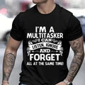 3D-gedrucktes Muster-Spaß-T-Shirt, Herren- und Damen-Fashion-Muster-T-Shirt, schwarzes T-Shirt Sommer Kurzarm-Oberteil