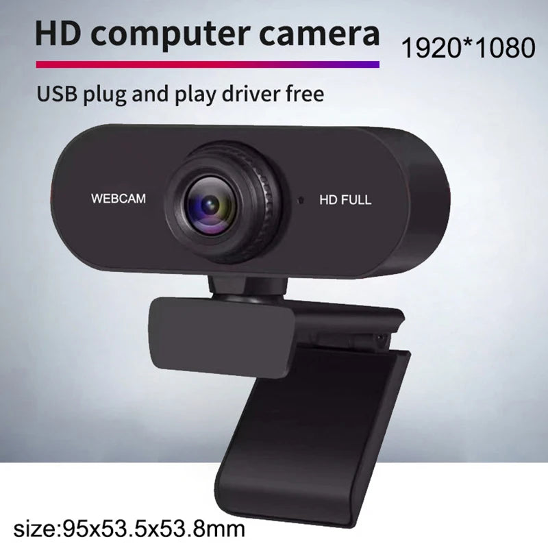 Elough 2K HD Webkamera vir Rekenaar Skootrekenaar Mini USB Webkamera met Mikrofone Webkamera vir YouTube Skype