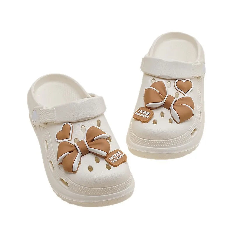 Summer Beach Sandals Unisex Casual Garden Clogs Outdoor Wide Toe Cross Sandals for Ladies Non Slip House Shower Slippers