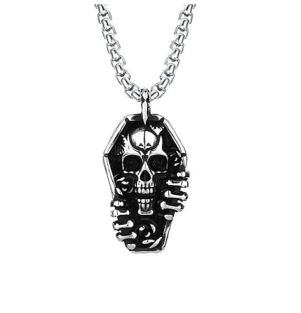 Stainless steel retro eagle hunting necklace titanium steel eagle men's pendant pendant pendant