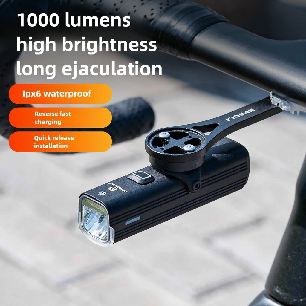 OFFBONDAGE Fietslig Voor 1000Lumen Fietslig Waterdigte Flitslig USB Laai MTB Padfietsry Lamp Fietsbykomstighede