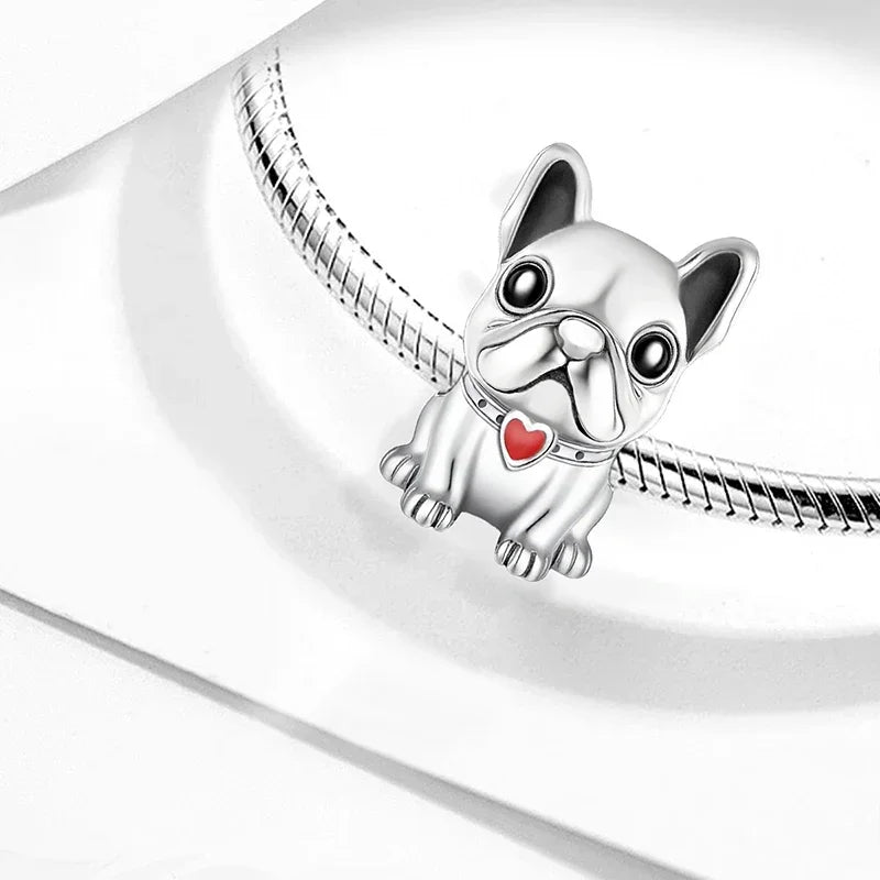 925 Sterling Silver Owl Dinosaur Panda Chameleon Cute Charm Bead Fit Diy Bracelet Bangle Making Gift of High Quality Jewelry