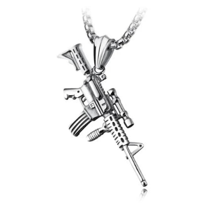 Stainless steel retro eagle hunting necklace titanium steel eagle men's pendant pendant pendant