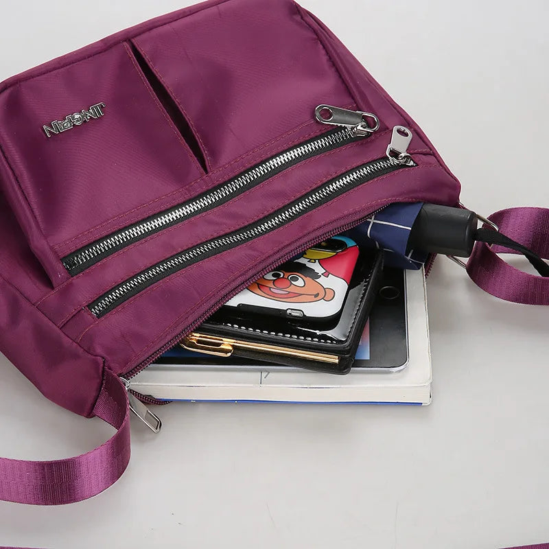 New Women's Bag Fashion Mother Shoulder Bag Oxford Waterproof and Elderly Leisure Travel Large Capacity Bag