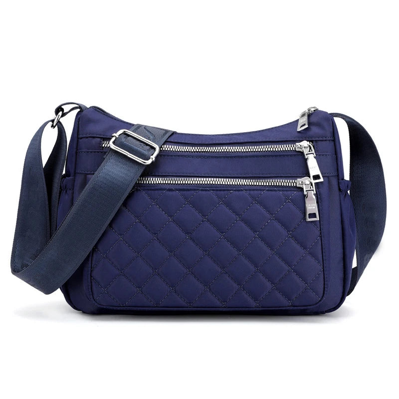 Yogodlns Women Nylon Shoulder Bag Waterproof Multi-pocket Zipper Bag Ladies Travel Messenger Bag For Designer Bolsa Feminina