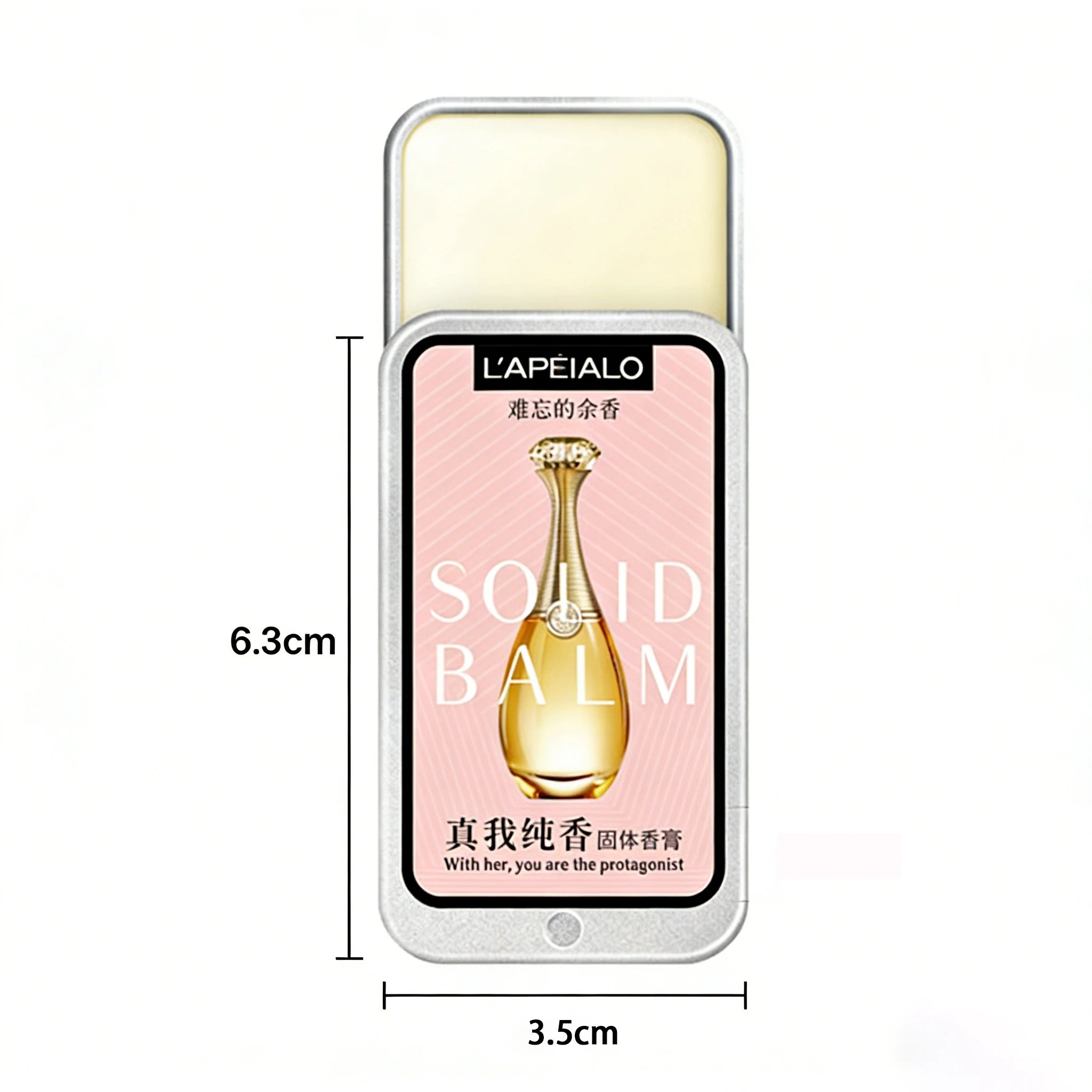Vroue Liggaam Feromoon Parfum Soliede Balsem Langdurige Geur Liggewig Geur Draagbare Soliede Parfum Balsem