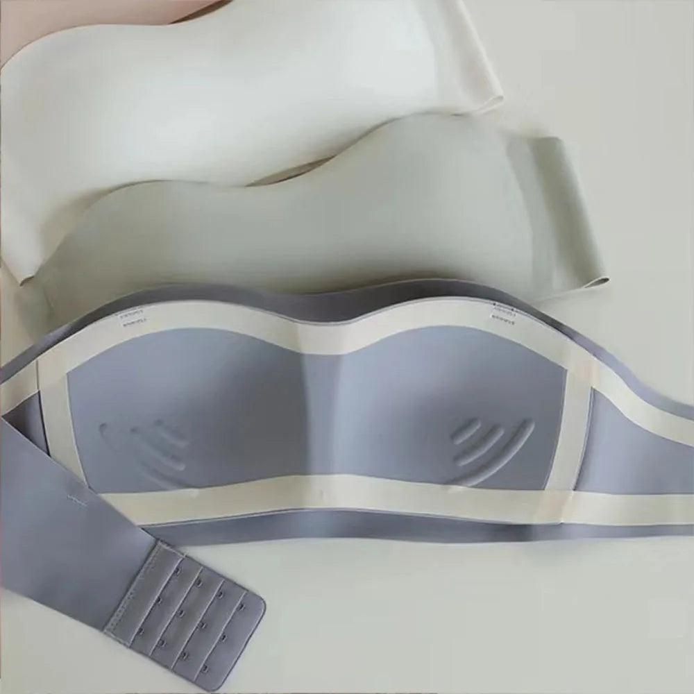 Women Sexy Strapless Bra Push Up Wireless Bras Tube Top Anti-Slip Seamless Invisible Bralette Without Straps Ladies Lingerie