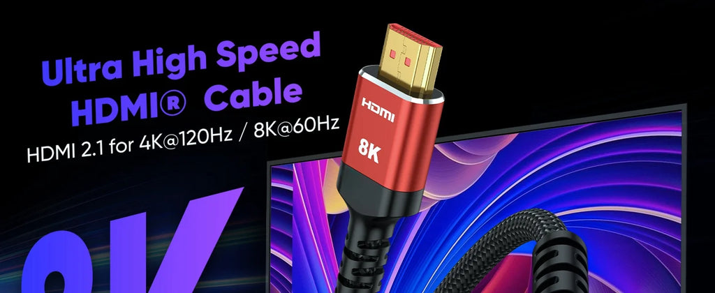 Long 8K HDMI 2.1 Cables 5M/15FT 48Gbps high speed braided Cord-4K@120Hz 8K@60Hz Compatible With Roku TV/PS5/PS4/RTX 3080 3090