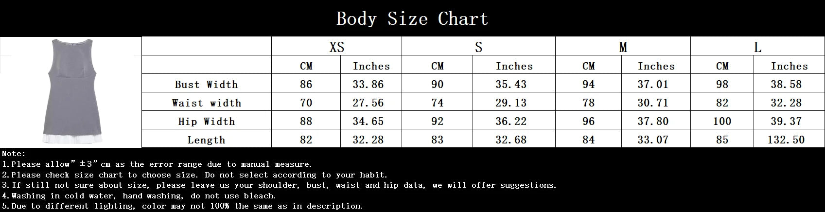 KONDALA Sleeveless O-Neck Mini Gray Dress for Women Sexy Patchwork Zipper Club Casual Fashion Spring Summer 2025 Vintage Dresses