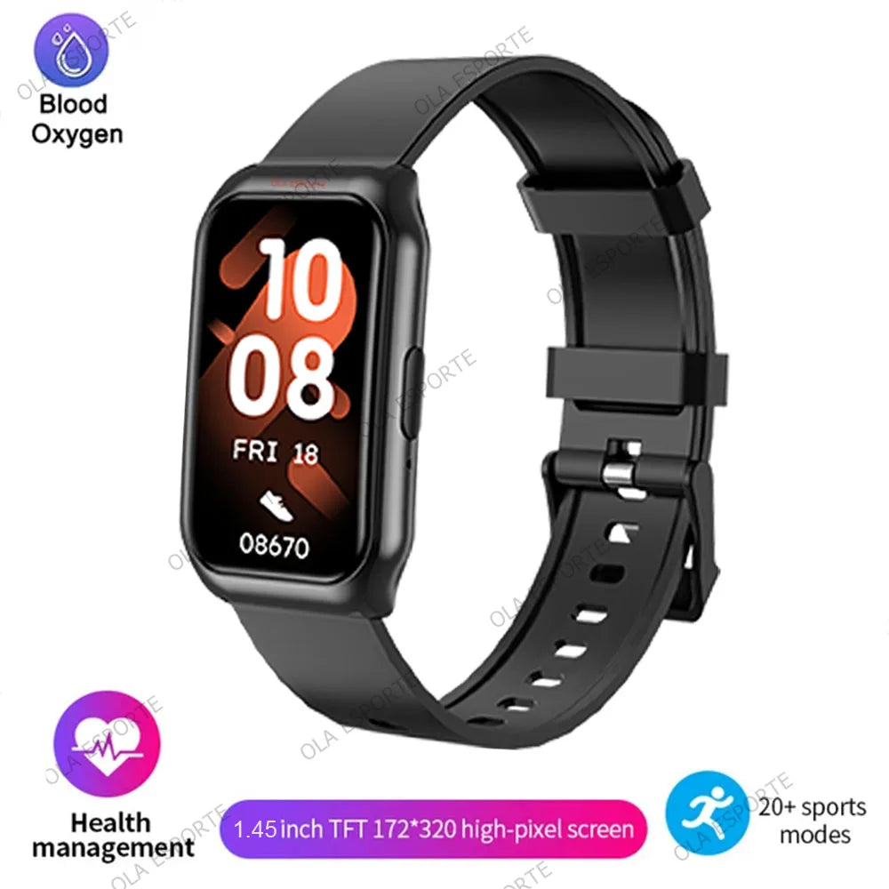 Smart Band For Android IOS Smart Bracelet Women Smartwatch Men Heart Rate Blood Oxygen Waterproof Sport Watch For Ladies +Gift