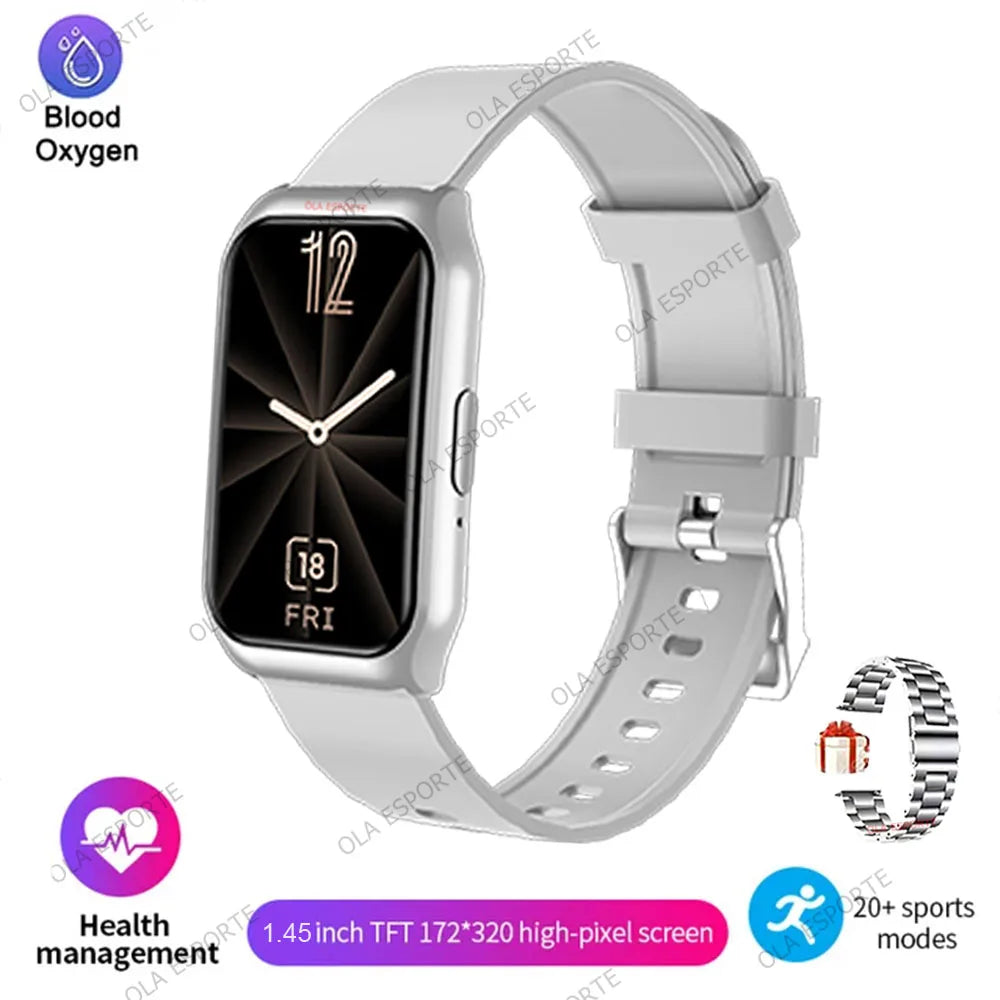 Smart Band For Android IOS Smart Bracelet Women Smartwatch Men Heart Rate Blood Oxygen Waterproof Sport Watch For Ladies +Gift