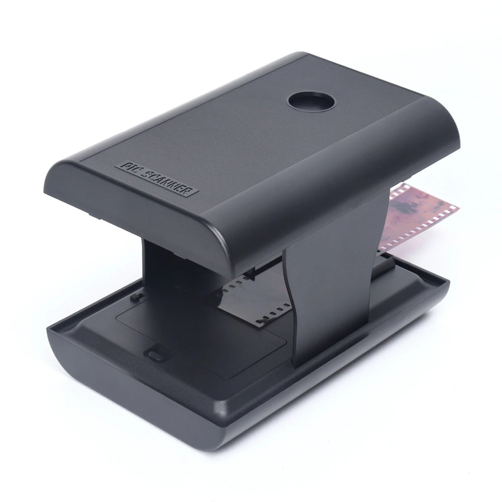 Mobile Film Slide Scanner for 35mm/135mm Negatives and Slides with LED Backlight Free APP Foldable Novelty Scanner Toys Gift