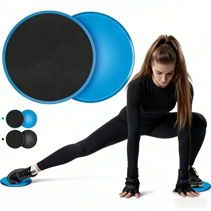 2pcs Gliding Discs Slider Fitness Disc Exercise Sliding Plate Abdominal Core Muscle Training Yoga Sliding Disc Fitness Equipment