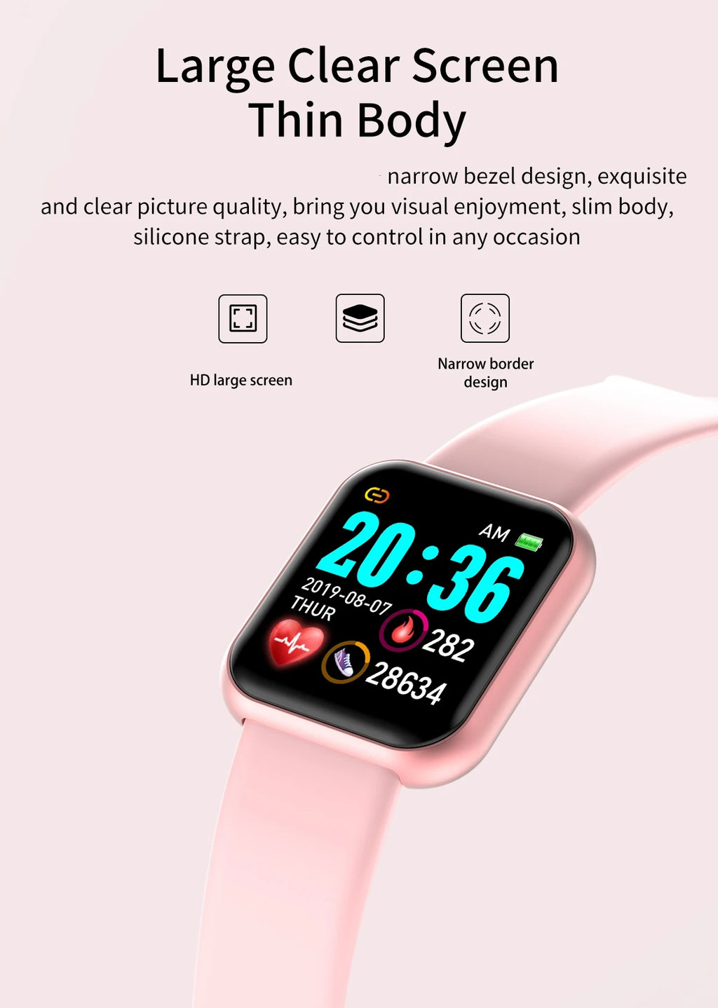 Slimhorlosie Vir Mans Vroue Polshorlosie Bluetooth Koppel Telefoon Musiekspeler Fiksheid Sport Armband Gesondheidsmonitor Digitale Horlosies
