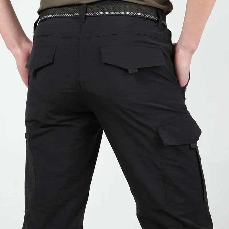 Men's Urban Lightweight Tactical Cargo Pant Summer Breathable Army Military Long Trousers Male Waterproof Quick Dry Casual Pants