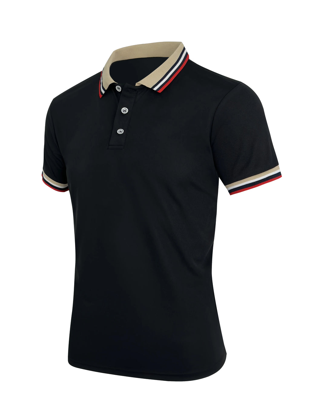Men Summer Solid Casual Office Breathable Cotton Polo Shirt Fashion Brand Male Business High Quality Striped Short Sleeve Top