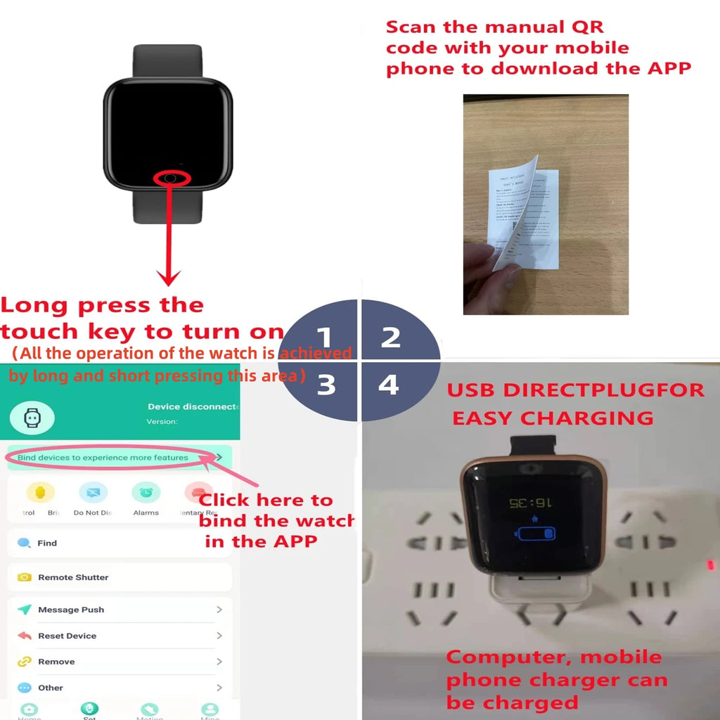 Slimhorlosie Vir Mans Vroue Polshorlosie Bluetooth Koppel Telefoon Musiekspeler Fiksheid Sport Armband Gesondheidsmonitor Digitale Horlosies