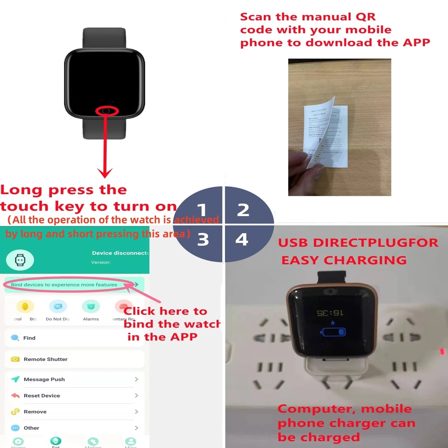 Slimhorlosie Vir Mans Vroue Polshorlosie Bluetooth Koppel Telefoon Musiekspeler Fiksheid Sport Armband Gesondheidsmonitor Digitale Horlosies