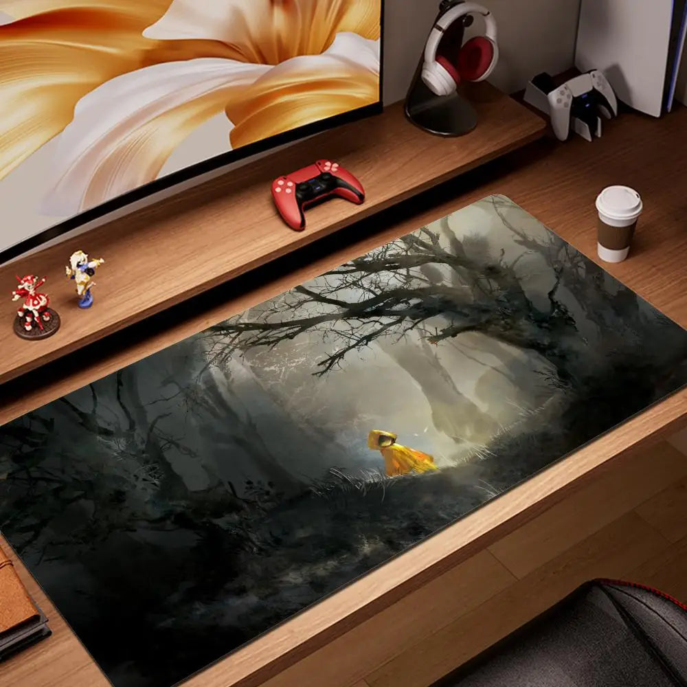Xxl Mouse Pad Gamer Little Nightmares Pc Cabinet Games Desk Mat Mousepad Anime Computer Desks Office Accessories Keyboard Gaming